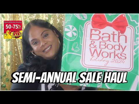 Bath & Body Works semi-annual sale haul #bathandbodyworks #semiannualsale #bargainshopping #sas