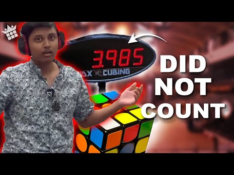 The most UNLUCKY SPEEDCUBER | Mihir Rai 3.98s Misscramble