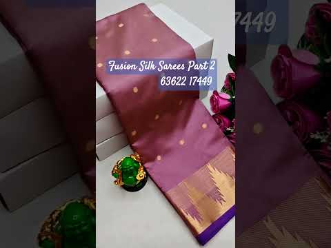 Fusion Silk Sarees -Part 2.# shorts # yt shorts # fusion silks # smkg online