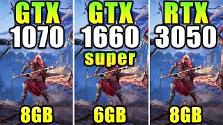 GTX 1070 vs GTX 1660 Super vs RTX 3050 - How Much Performance Difference?