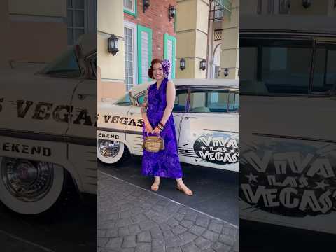 Vintage GRWM: day 2 of Viva Las Vegas Rockabilly Weekend 💜 #vintagedress #vintagefashion #1960s