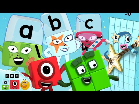 📖 Learning to Read and Count Songs! 🧮 | Numbers and Letters for Kids | @LearningBlocks