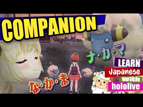 "companion"  Learn Japanese with WATAME【hololive】