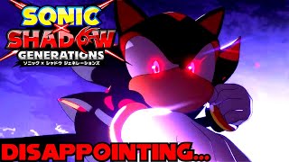 Dark Beginnings Was Disappointing (Sonic X Shadow Generations)