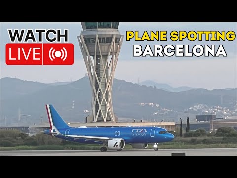 🔴LIVE Barcelona Airport | BCN Plane Spotting [En vivo]