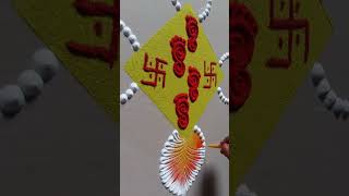 gauri pujan rangoli #shorts #youtubeshortsfeatures #ytshortsindia #trending #viral #art #trend