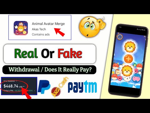 Animal Avatar Merge Game Withdrawal - Animal Avatar Merge Real Or Fake - Animal Avatar Merge Review