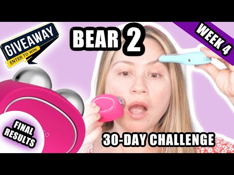 FOREO BEAR 2 | WEEK 4🔸 30-DAY CHALLENGE | FINAL RESULTS + BONUS TUTORIALS  #foreo #bear2