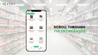 How to order FMCG Products with Hyke!