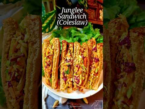 Junglee Sandwich | Mumbai Style Sandwich | जंगली ग्रिल सैंड्विच | Coleslaw Sandwich | #shorts