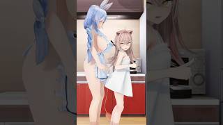 [Hololive] 앞치마 UCHIDA 1 춤 | PekoMama, Rurudo [MMD]