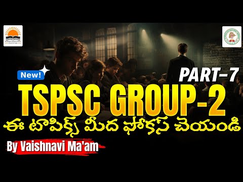 TGPSC Group-2 Rapid Revision | Important Themes - Part-7 | By vaishanavi Madam |