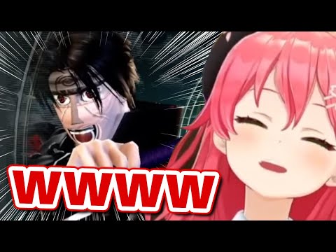 Miko burst into laughter at player who looks exactly like Itachi【Hololive】