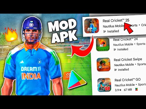 Real Cricket 25 MOD APK Everything Unlocked 😱 | Unlimited Ticket s & Coins | RC25 MOD APK