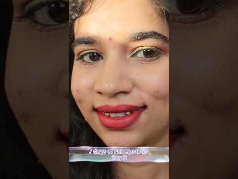 Shade name in description #falllipsticks #lipstickforindianskintone #brownlipstick #tamilskincare