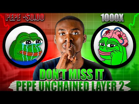 🤯Don’t Miss the New PEPE UNCHAINED Layer 2 Coin If You Missed PEPE Coin | Join Presale Now🚀