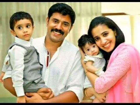 Actor Nivin Pauly With Wife & Chiildren