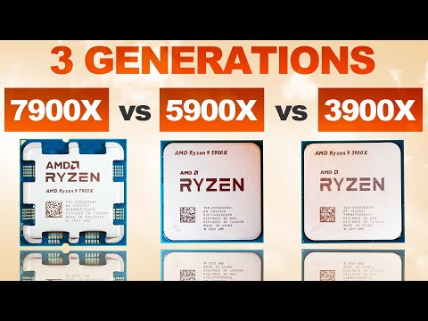 3 Generations TESTED! — AMD 7900X vs 5900X vs 3900X