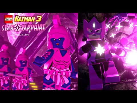 Lego batman 3: (android) mission Zamaron full mission // playing with Star Sapphire