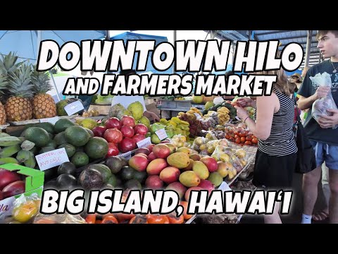 Downtown Hilo | Farmers Market | Art Walls | Sugar Coast Candy | Big Island Hawaii December 23, 2024