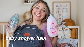 Baby Shower Haul (First Time Mom)