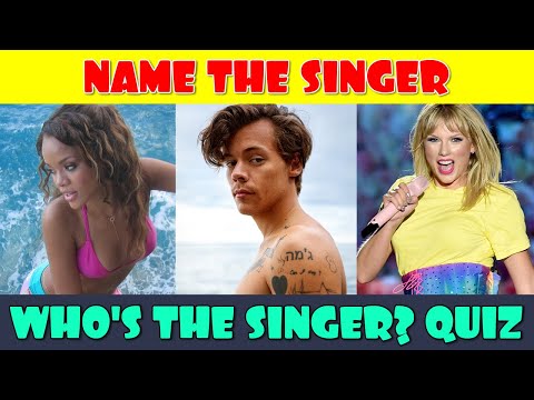 Can You Name These 50 Pop Singers?