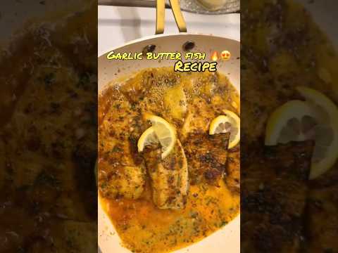 Easy butter garlic fish #fish #buttergarlic #fryfishrecipe #winterfoods #easycookingideas #lemon