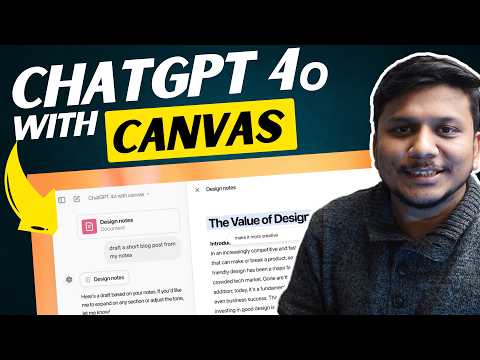 NEW ChatGPT 'Canvas' Update! (Better Writing & Code) - ChatGPT 4o Canvas Full Tutorial!