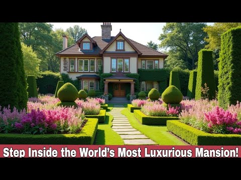 Inside a Dream: The Ultimate Luxury Home Tour 2024 | Modern Mansion with Stunning Gardens