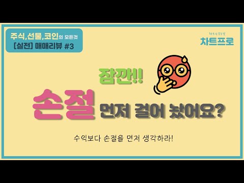 【실전매매 리뷰#3】   " 매수하기 전에 손절부터 걸어 두세요 " 〔주식.선물.코인〕