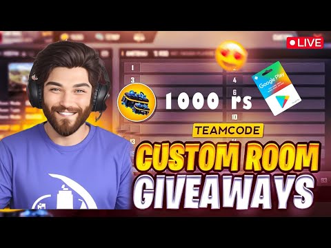 🔴FREE FIRE LIVE GIVEAWAY CUSTOM ROOM | FF LIVE DIAMOND GIVEAWAY |#lokeshgamer #gyanGaming