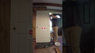 Hanging a Door with a Door Hanging Kit. Worth it? #door #section8 #diy