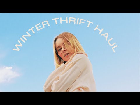 *winter* thrift haul + try-on! @kel.lauren