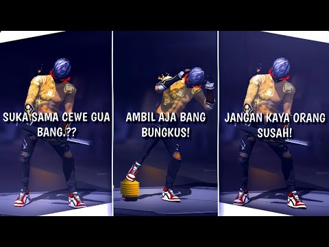 KUMPULAN PRESET AM FF SOLO | KATA KATA SINDIRAN & GOMBALAN CEWE💥DJ SEREM TREN🔥