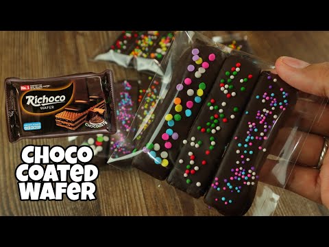 CHOCOLATE COATED WAFER| QUICK AND EASY TO MAKE SWEET TREATS