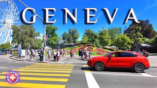 GENEVA SWITZERLAND ✨ World`s most expensive city / Shopping Streets Walking Tour 4K HDR 🏆