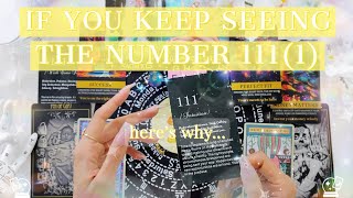 if you keep seeing 111 everywhere... here's why. 🧝‍♀️Tarot & Numerology🔮Psychic Reading✨