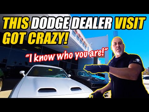 CRAZY VISIT TO THIS DODGE DEALER...RECOGNIZED!