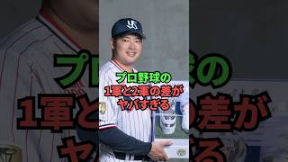 プロ野球の1軍と2軍の差がヤバすぎる...