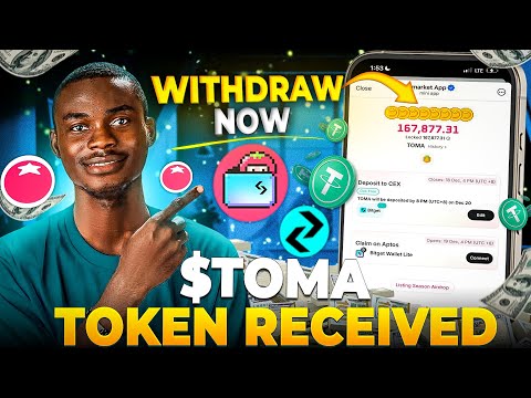 TOMARKET Tokens Received | How To Withdraw $Toma Tokens On Bitget | $TOMA Pre Deposit on Bitget