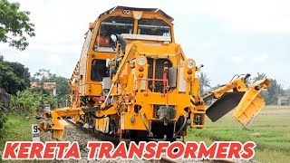 Cara Kerja Kereta PBR-400U-RS Dan MTT Plasser Theurer Canggih Seperti Transformers!