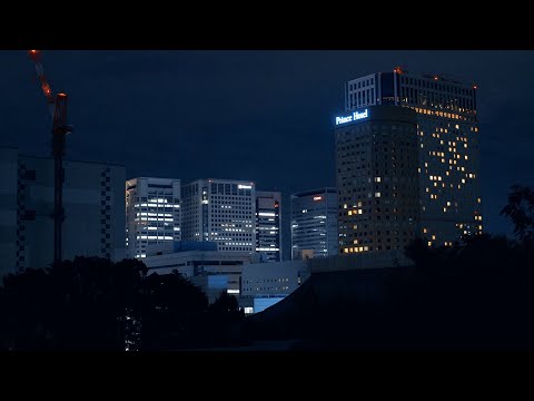 Tokyo Shinagawa City Ambience, White Noise | City Sounds for Sleep