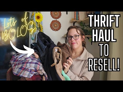 Thrift Haul Full Of BOLOS To Resell Online! FAST Selling Items To Pick Up Fall/Winter 2024