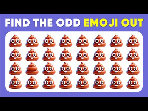 Find the ODD One Out! Emoji Quiz 🧐🤩 Easy, Medium, Hard | Daily Quiz