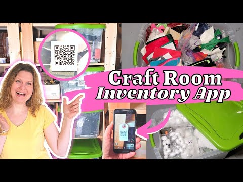 ✨️GAME CHANGING Craft room Organization Inventory App