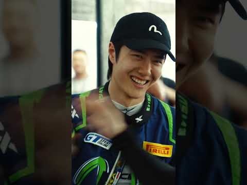 Cool Guy Wang Yibo Racing with Evisu