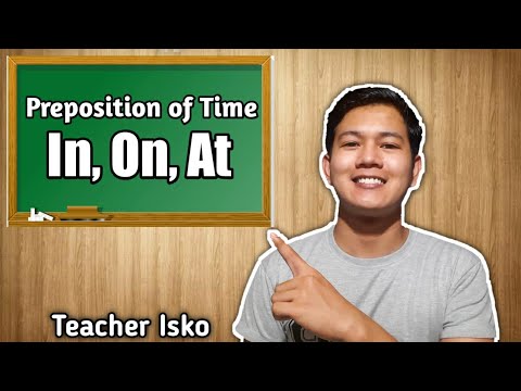 In, On, and At as Preposition of Time - English Grammar