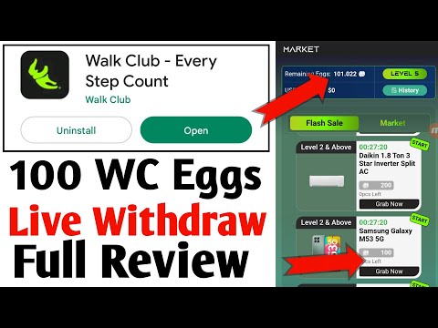 walk club earning app payment proof | walk club app