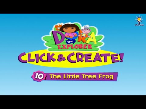 Gameplay Episode #10. The Little Tree Frog - Dora the Explorer Click & Create #doragamers #learning