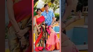 Manchu Lakshmi family pics| Manchu Lakshmi Husband and daughter pics